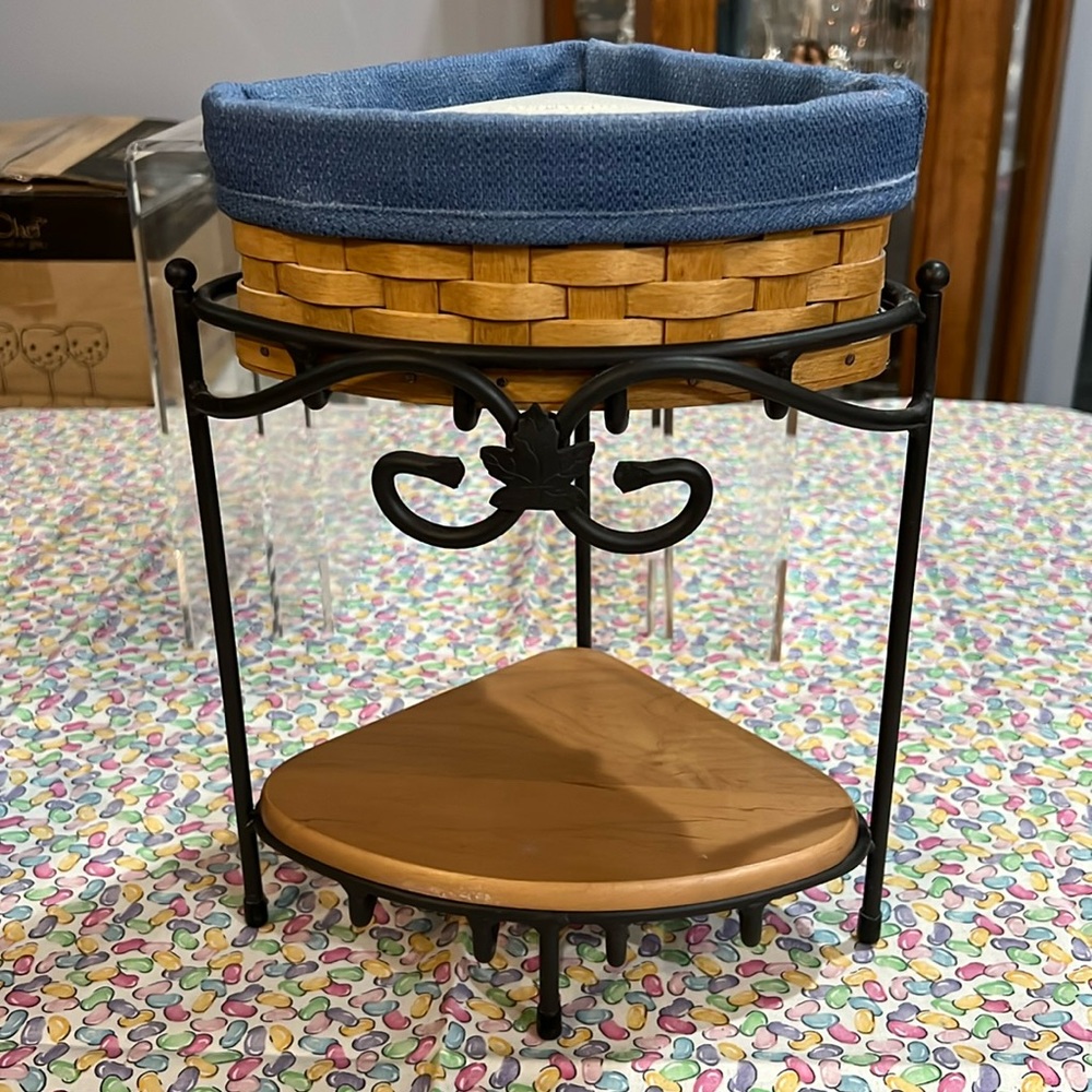 Longaberger Small Corner Shelf